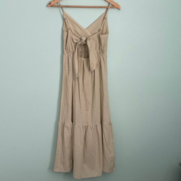 NWT Jessica Simpson Linen Blend Tiered Dress Size XS - Picture 8 of 13